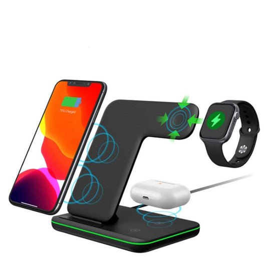 Three-in-One Wireless Charger for Mobile Phones - Rooftopboutique