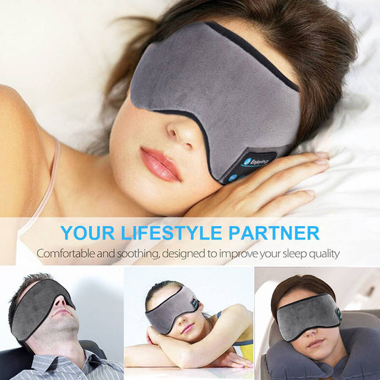 Sleeping Eye Mask With Wireless Bluetooth Headphones - Rooftopboutique